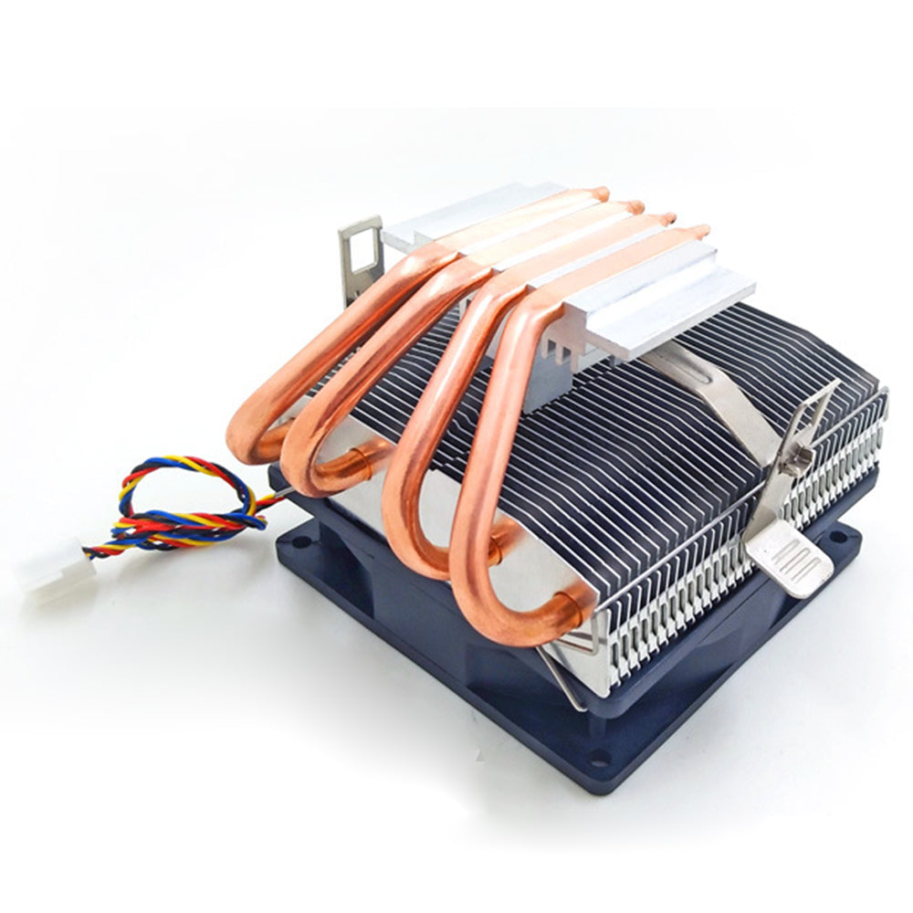 SNOWMAN 4 Copper Pipe CPU Cooling Fan Down-Blow Down-Press CPU Radiator M400 Support 4-Pin Temperature Control (without Light)