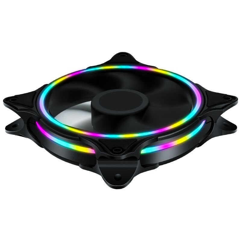 Computer Case Fan 120mm Cooling Case Fan Low Noise Computer Fans 12V Heat Radiation Solution for PC Case - Multi-color