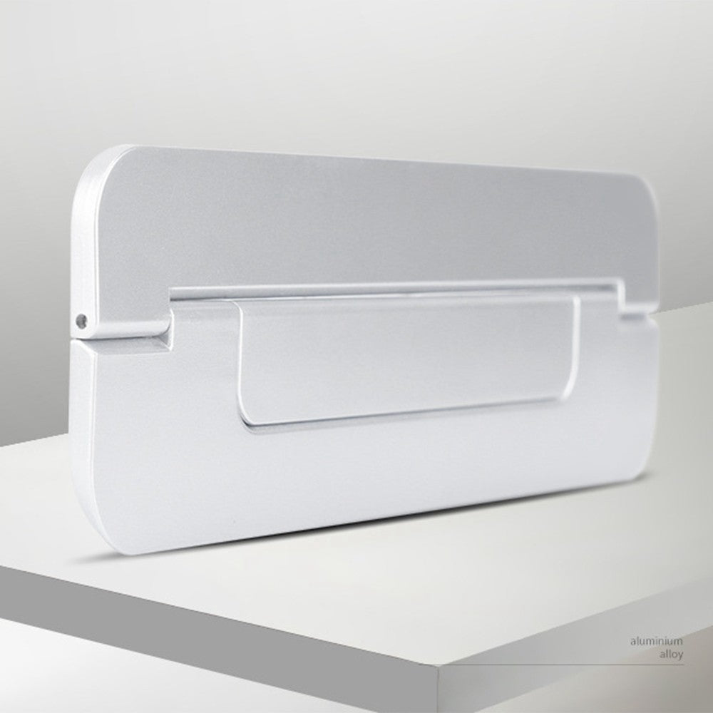 Slim Laptop Stand Riser Foldable Portable Notebook Computer Kickstand for Home Office - Silver