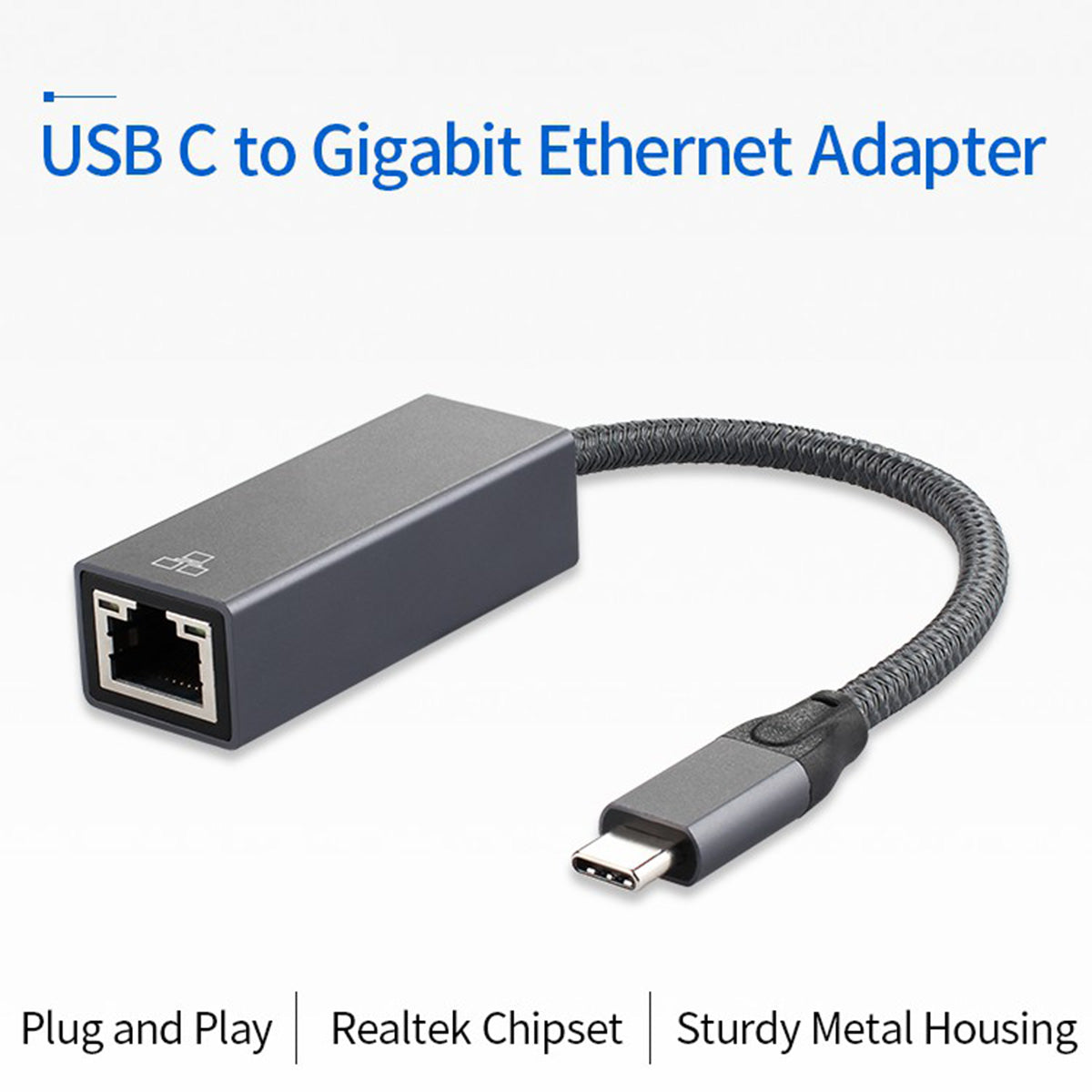 USB Type-C to RJ45 Gigabit Ethernet Adapter 10/100/1000Mbps Network Adapter