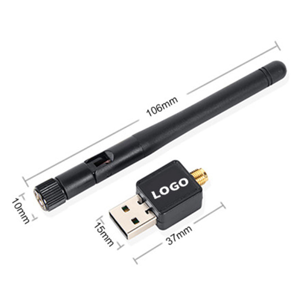 150M USB 2.0 Wireless Computer Network Card LAN Adapter with Antenna for PC Laptop