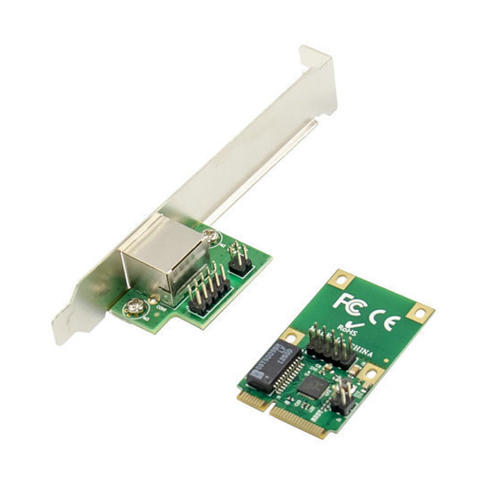 Single Port RJ45 Gigabit Industrial Network Card RTL8111F Mini PCIE Gigabit Single Port Ethernet LAN Card