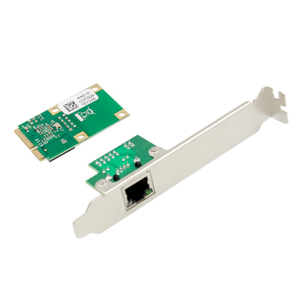 Single Port RJ45 Gigabit Industrial Network Card RTL8111F Mini PCIE Gigabit Single Port Ethernet LAN Card