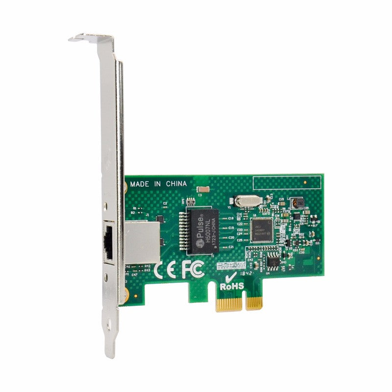 WGI210AT PCI-E Single Port Gigabit Ethernet Network Card I210-T1 RJ45 Server Network Card Support 1000Mbps Transmission Speed