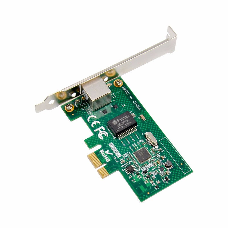 WGI210AT PCI-E Single Port Gigabit Ethernet Network Card I210-T1 RJ45 Server Network Card Support 1000Mbps Transmission Speed