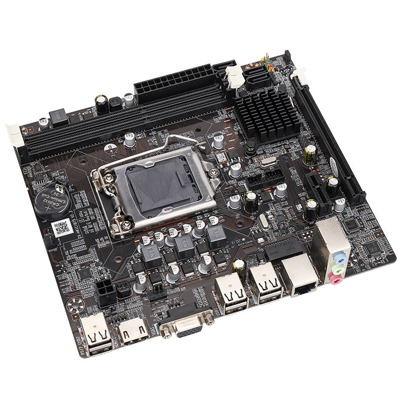 H61 Computer Motherboard LGA1155 DDR3 Memory PCIE 16X Support Audio / VGA / Network Card / USB