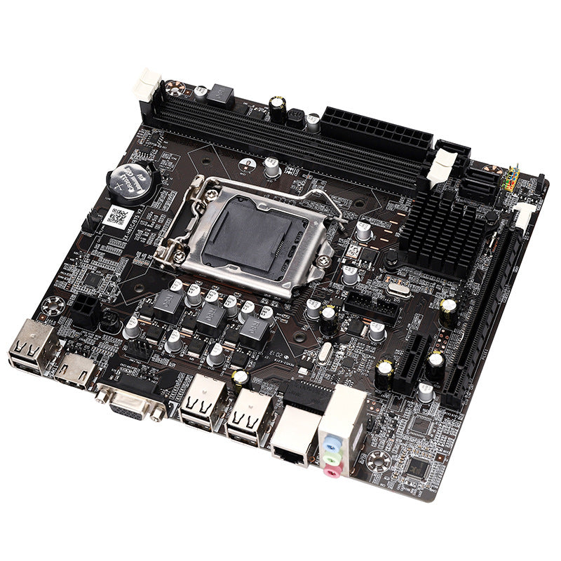 H61 Computer Motherboard LGA1155 DDR3 Memory PCIE 16X Support Audio / VGA / Network Card / USB