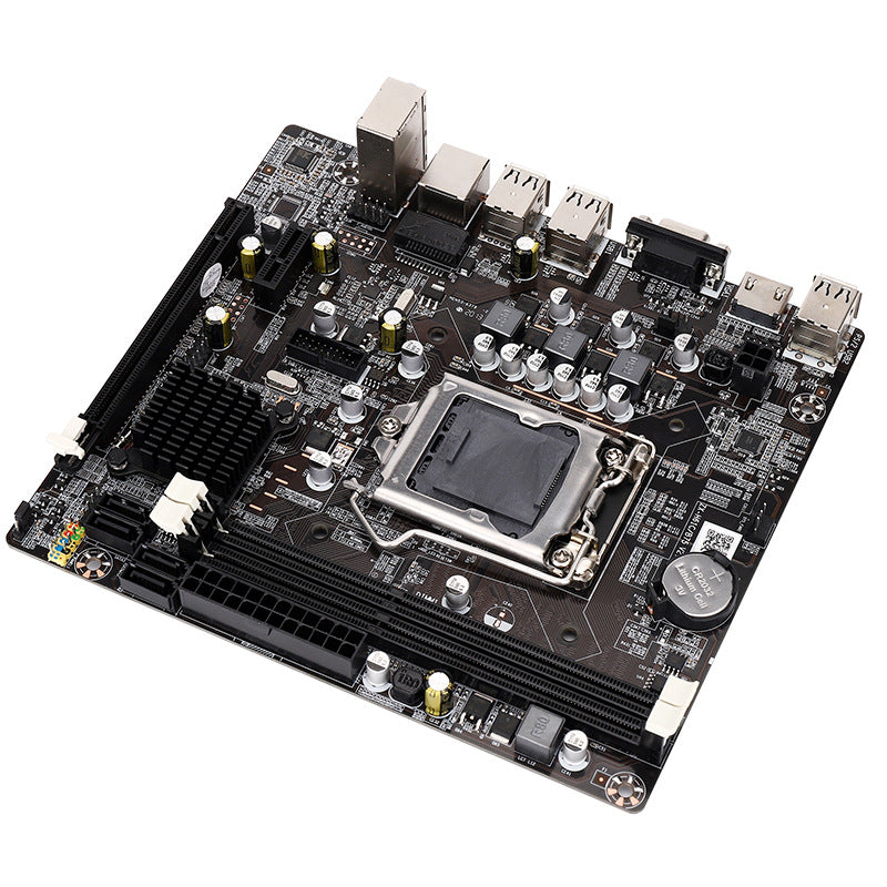 H61 Computer Motherboard LGA1155 DDR3 Memory PCIE 16X Support Audio / VGA / Network Card / USB