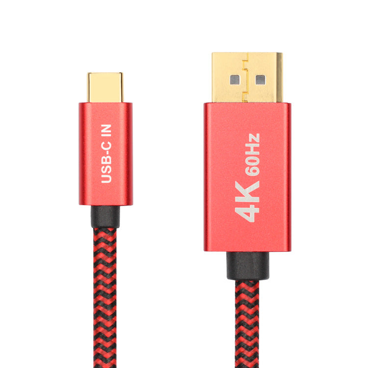 2m/6ft USB C to DP Cable Converter 4K 60Hz USB-C to DisplayPort Adapter Cable Data Transfer Compatible with Thunderbolt 3