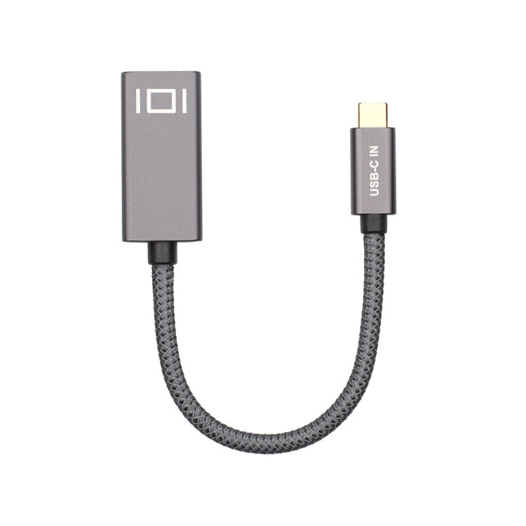 Braided USB C to Mini DisplayPort Adapter Cable 4K 60Hz USB-C Male to Mini DP Female Converter Data Transfer Cord