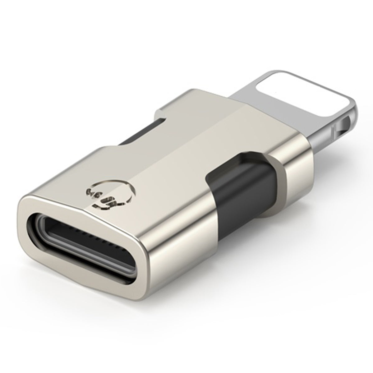 USB C to OTG Lightning Adapter for iPhone Support Data Transmission Connect Charger Connector Cable Converter Wireless Microphone Adapter - Gold