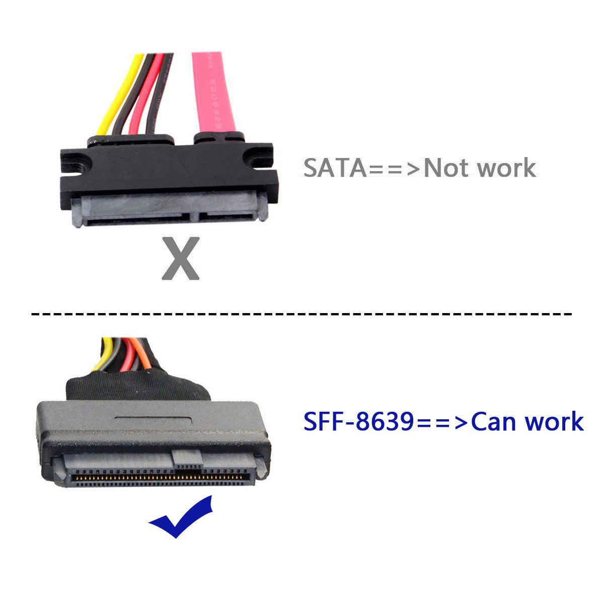 OD-SA-203-BK PCIe 3.0 x4 Lane to U.2 U2 Kit SFF-8639 Host Adapter for Intel Motherboard/750 NVMe PCIe SSD