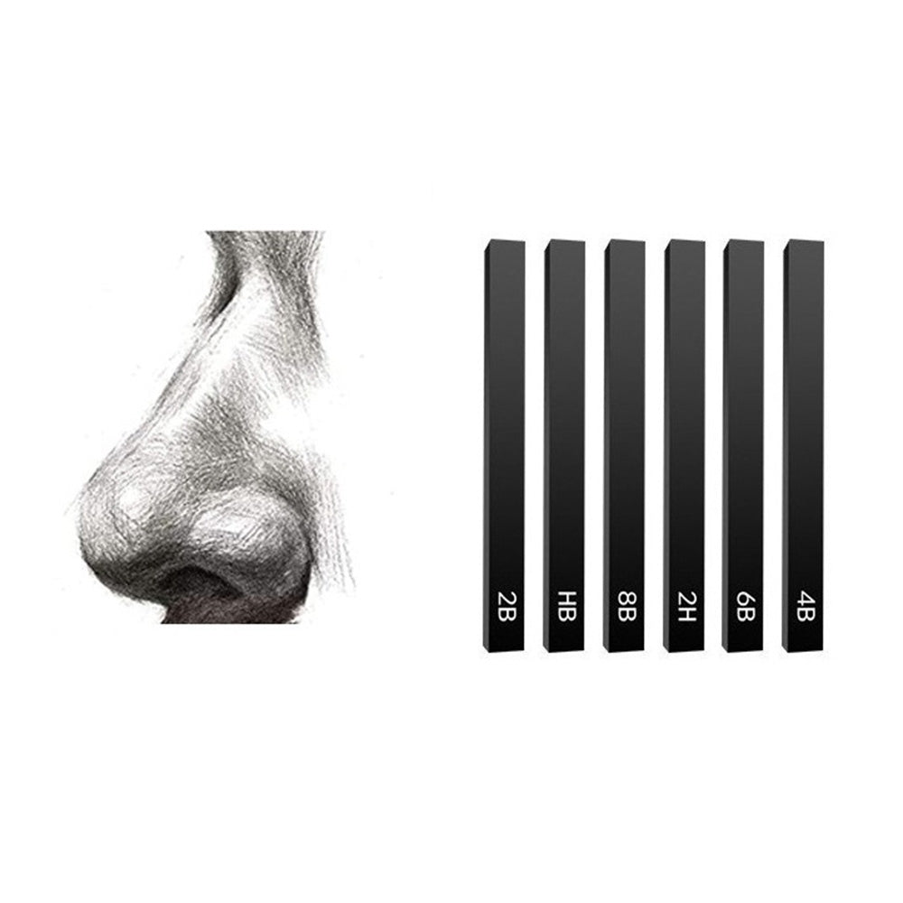 24Pcs Sketching Painting Tool Set Art Supplies Drafting Kit with Graphite Charcoal Pencil for Drawing