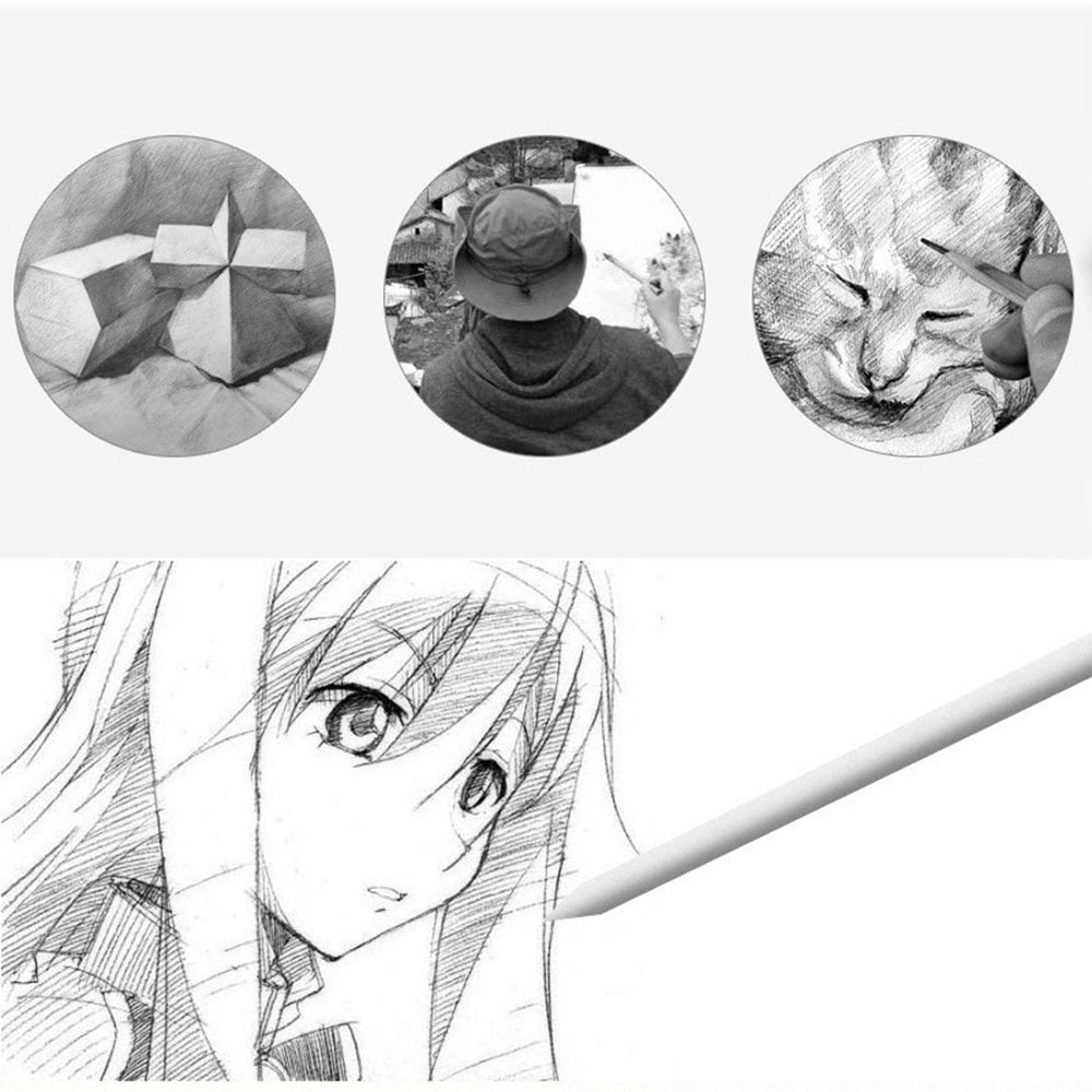 17Pcs Painting Sketching Pencil Set Art Supplies Drawing Kit Drafting Tools with A5 Sketch Book for Artists, Adults