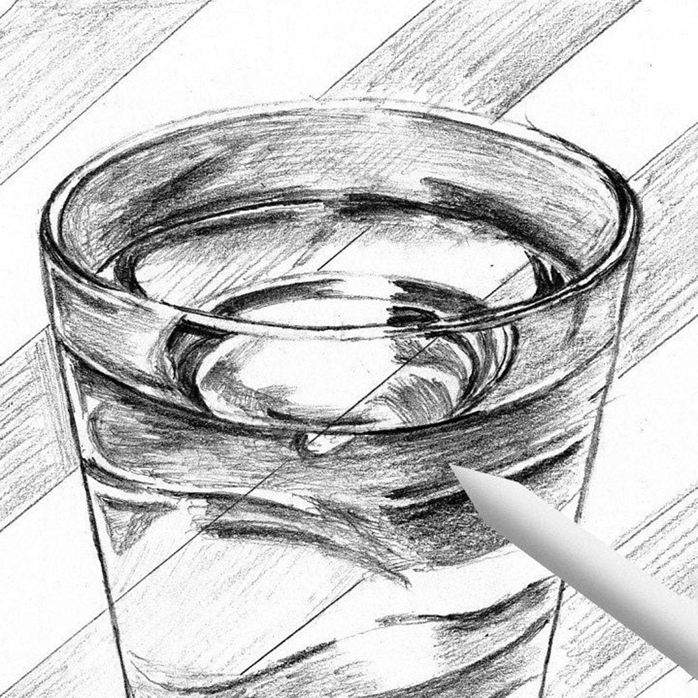 16Pcs Drawing Sketching Pencil Set Art Supplies Painting Kit Drafting Tools with Graphite Charcoal Pencil for Artists, Adults