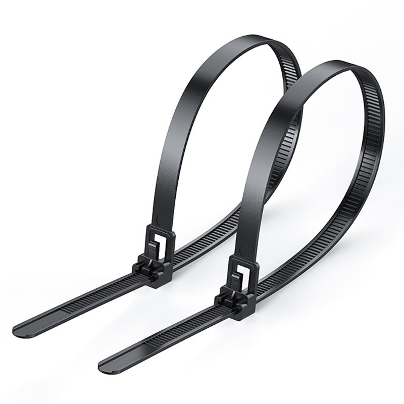 DZ325 50Pcs 300*7.5mm High Strength Self-Locking Nylon Cable Tie Fixing Ring Industrial Cable Tie Set