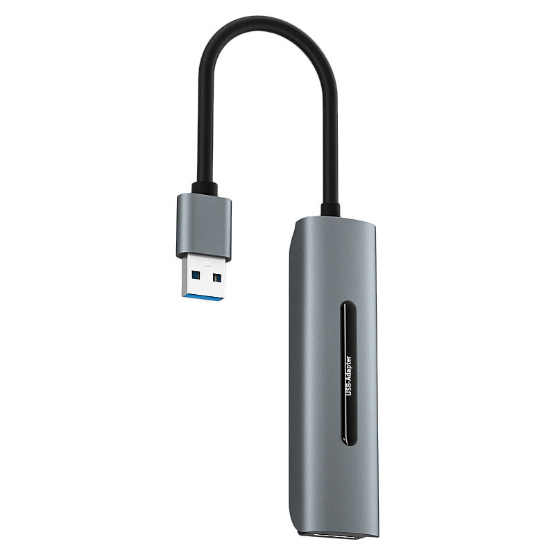V200C 4-in-1 Aluminum Alloy USB A Hub Adapter to USB 2.0 USB 3.0 Ports for Computer PC