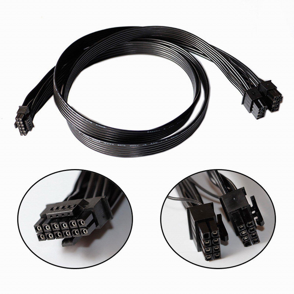 PW-003 12VHPWR ATX3.0 PCI-E 5.0 Power Cable to Dual ATX 8Pin for 3080 3090TI PSU 16Pin 12+4P Graphics Card