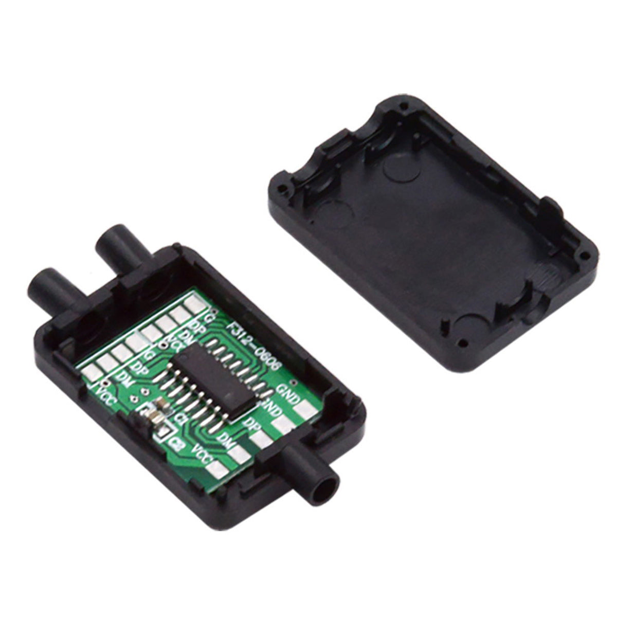 CN-003 PCBA for USB2.0 Ports Hub USB 1 to 2 Splitter with SR Cover for DIY OEM Parts 3.0mm Cable