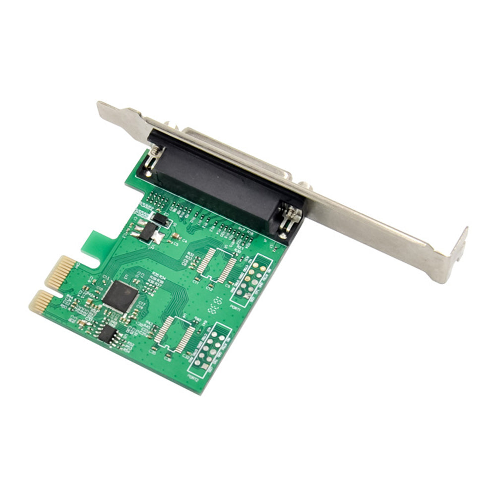 PCI-E X1 AX99100 DB25 LPT Printer Parallel Port Expansion Card Supports ASPM Power Management