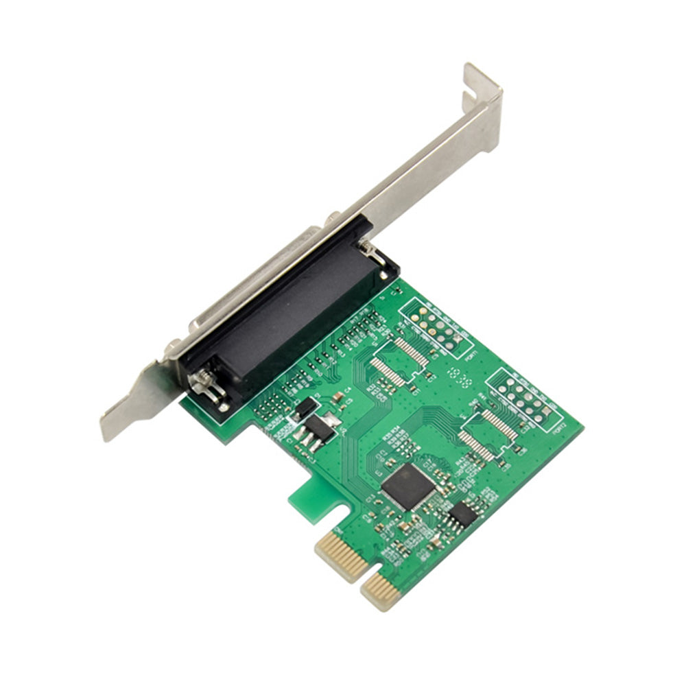 PCI-E X1 AX99100 DB25 LPT Printer Parallel Port Expansion Card Supports ASPM Power Management