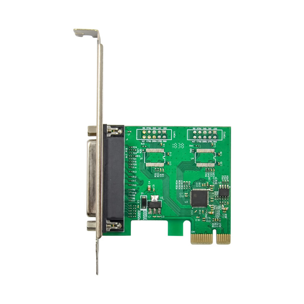 PCI-E X1 AX99100 DB25 LPT Printer Parallel Port Expansion Card Supports ASPM Power Management