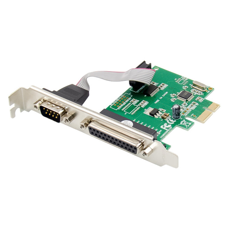 PCI-E X1 CH382L 1S1P Serial Parallel Controller Card COM1+LTP1 Serial / Parallel Port Expansion Card