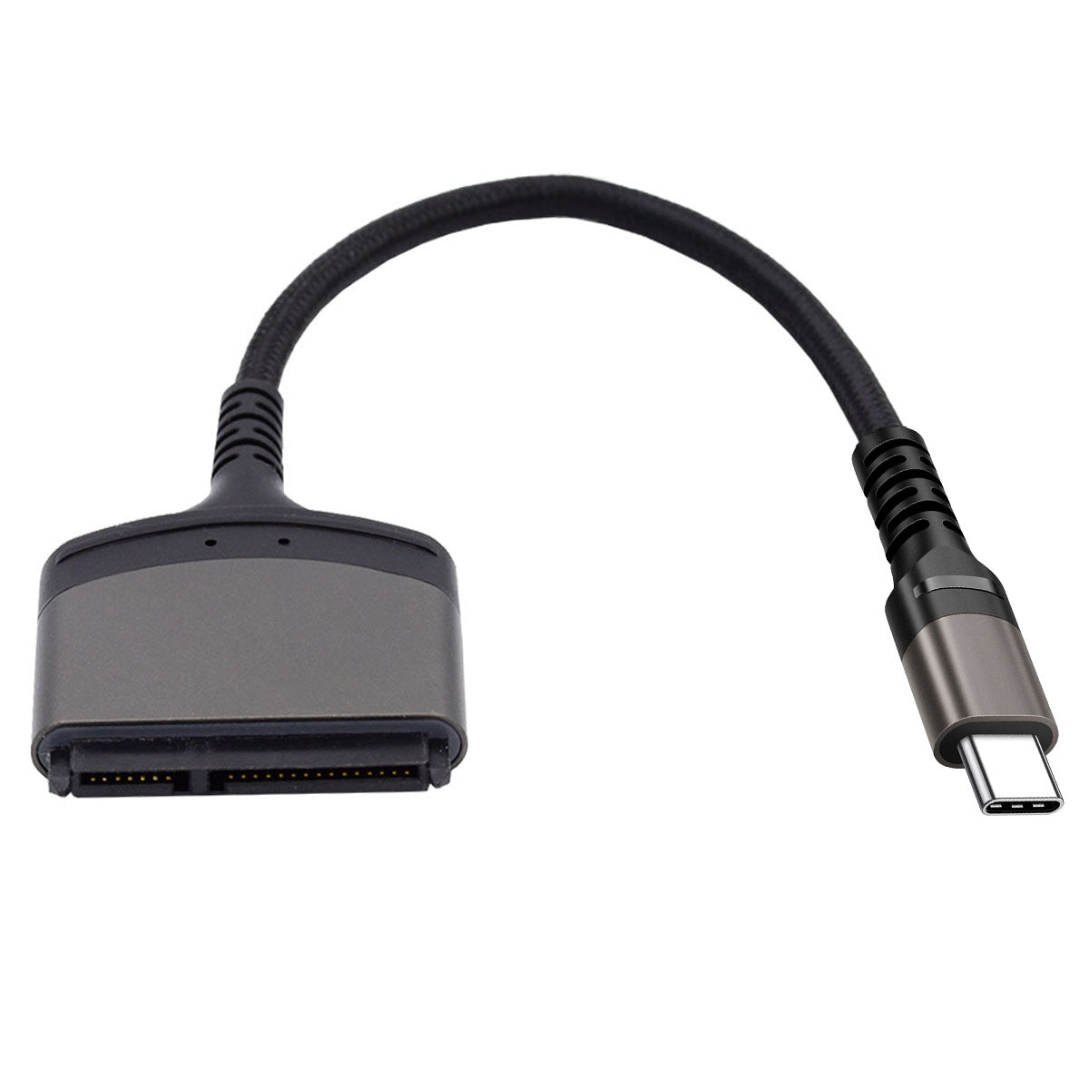 UC-146-SL 5Gbps USB-C to SATA 22-Pin Type-C Adapter Cable for 2.5inch Hard Disk Driver SSD Laptop (Total Length: 25cm)