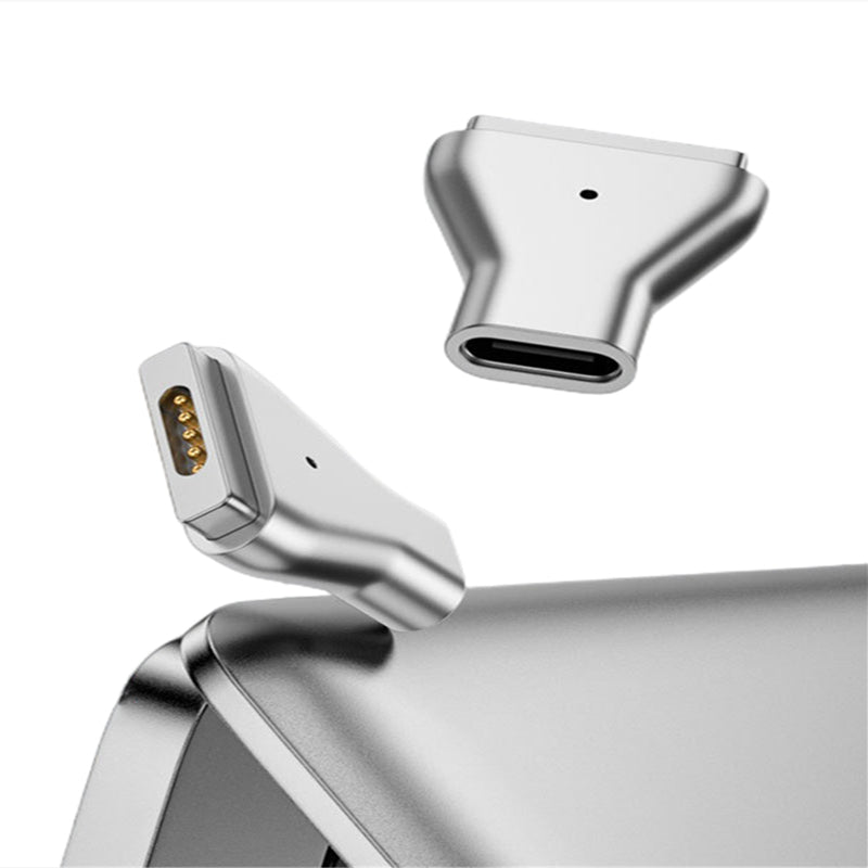 for MacBook Air / Pro USB Type-C to Compatible with Magsafe 2 Magnetic Adapter Aluminum Alloy PD Fast Charging Adapter with Indicator Light