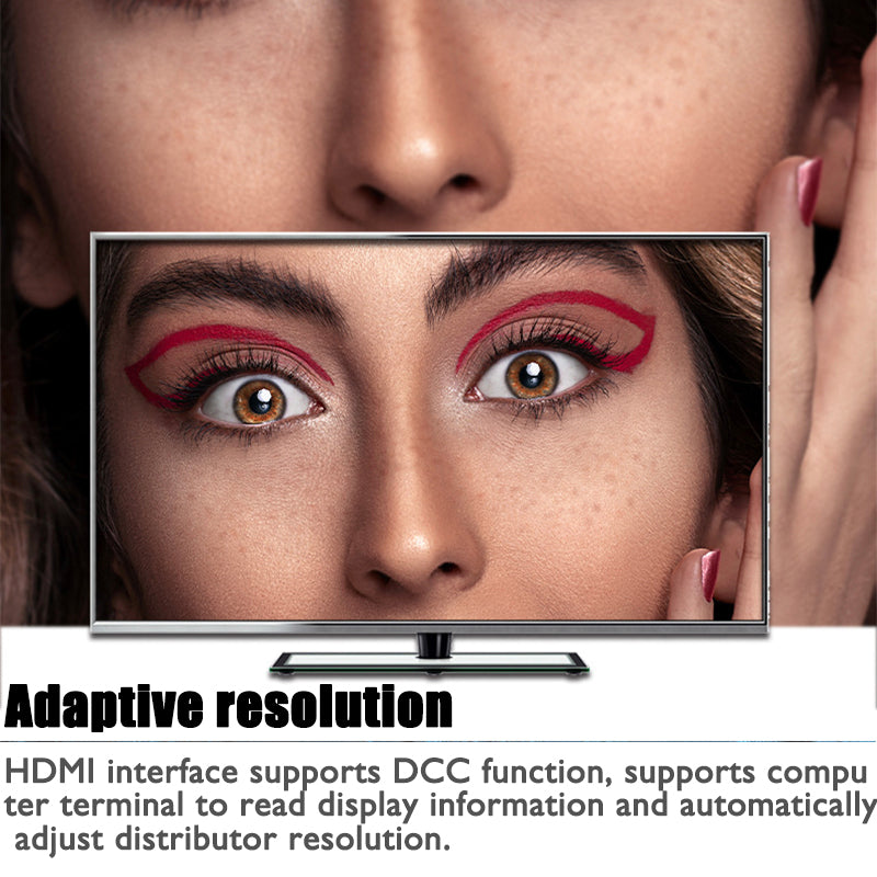 Computer Host HDMI 2 In 1 Out KVM Switch 2 Port Mouse Keyboard USB Print Share Device