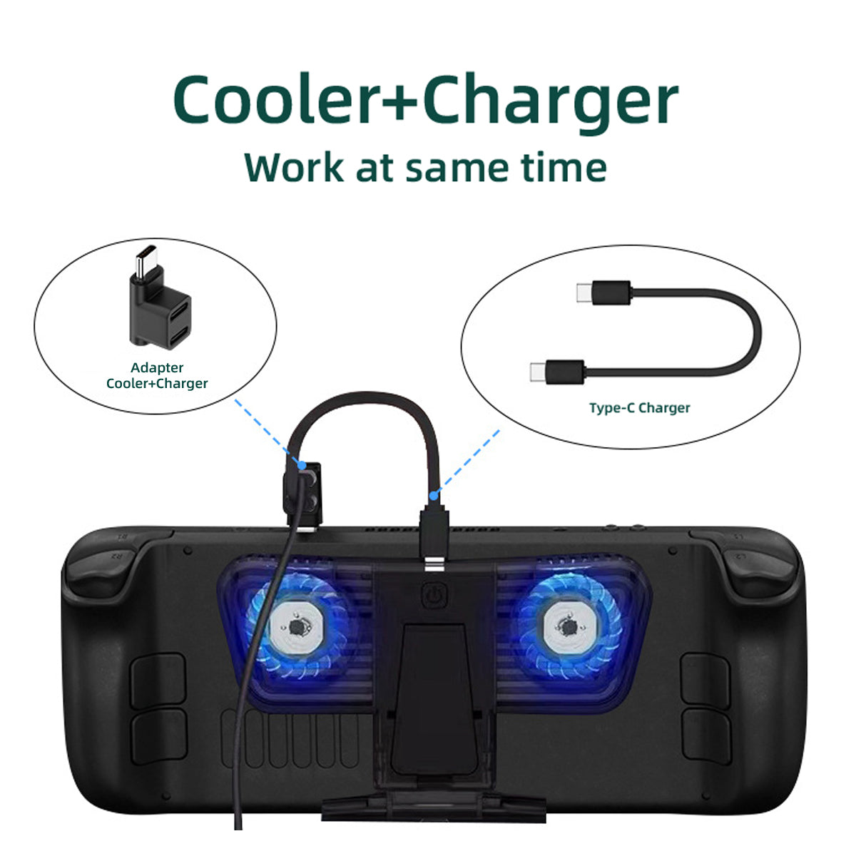 UC-068-2F 10Gbps USB3.0 Type-C Male to Dual Female Power Data Splitter Adapter Right Angle Connector