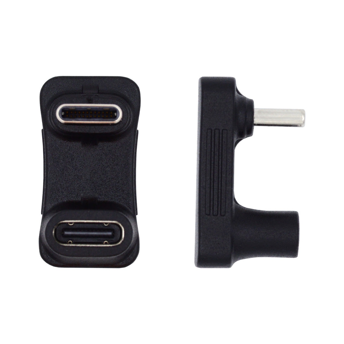 UC-068-OS 10Gbps USB3.0 Type C Male to Female Elbow U-shape Power Data Video Adapter