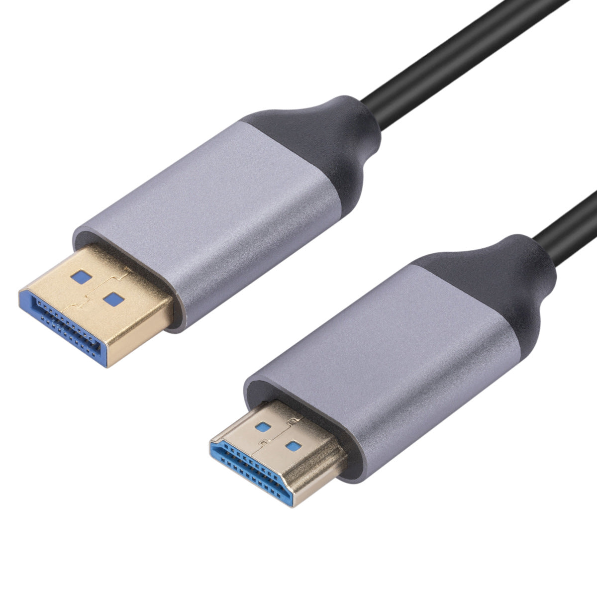 WT02 1.8m 4K DisplayPort to HDMI Cable DP1.2 to HDMI Male Video UHD 4K@60Hz Uni-Directional Cord for Monitor, Projector, TV