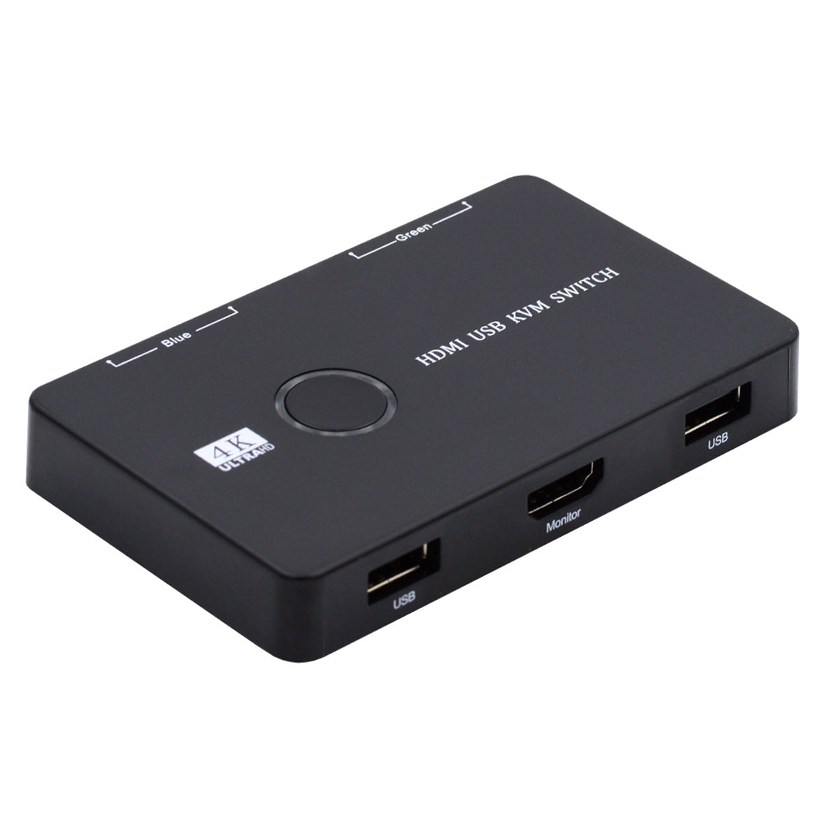 HD-005 KVM Switcher 2-In-1-Out HDMI KVM Switch Adapter with Dual USB2.0