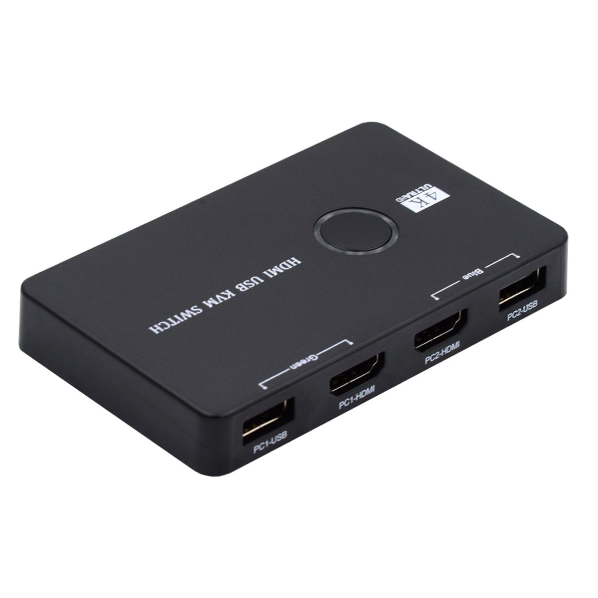 HD-005 KVM Switcher 2-In-1-Out HDMI KVM Switch Adapter with Dual USB2.0