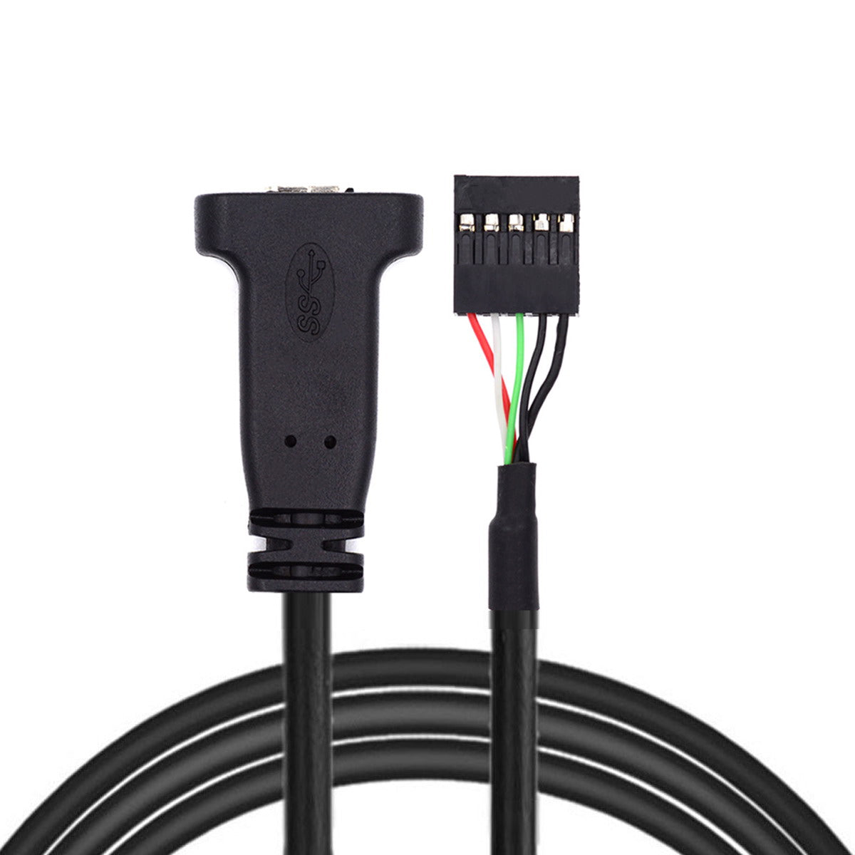 UC-138 Single Port USB 3.1 Type C USB-C Female to USB 2.0 Motherboard 9pin 10pin Header Cable