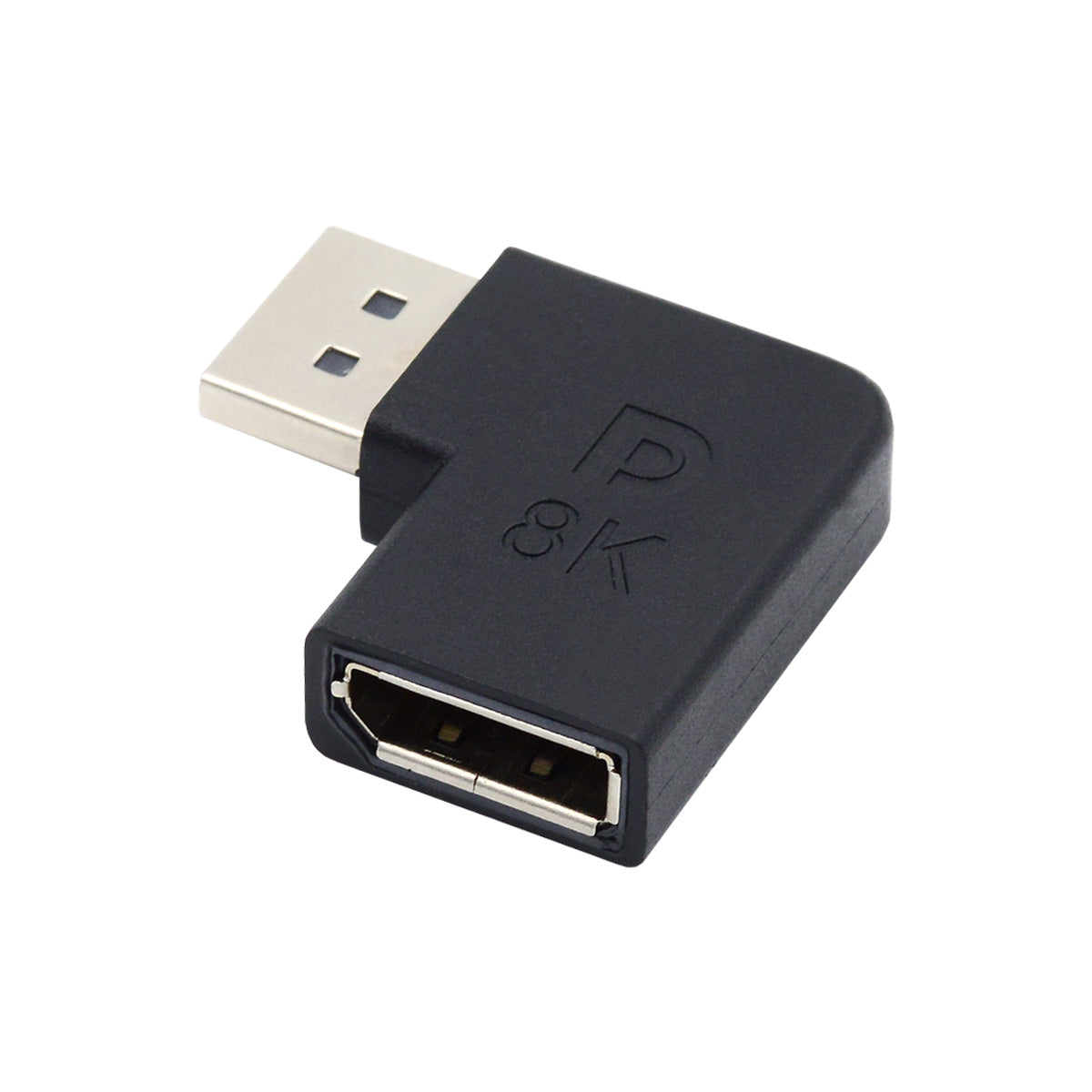 DP-036-8K06 DisplayPort 1.4 Male to DP Female Angled Converter 8K 60hz 7680*4320 Ultra HD Adapter for PC Laptop Monitor