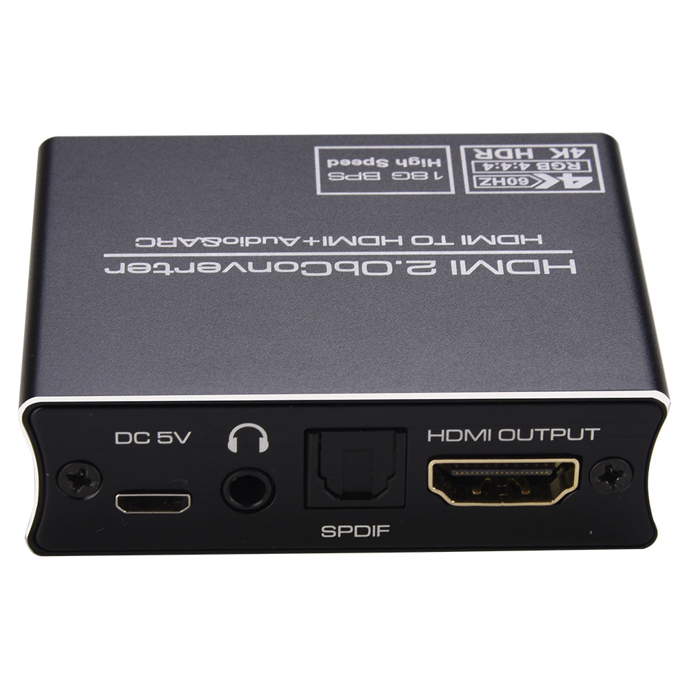 HDMI to HDMI + Audio & ARC Adapter HDMI Converter HDMI Audio Splitter K60PS5 to Optical 5.1 Audio 3.5 Headset Split to Amplifier Audio