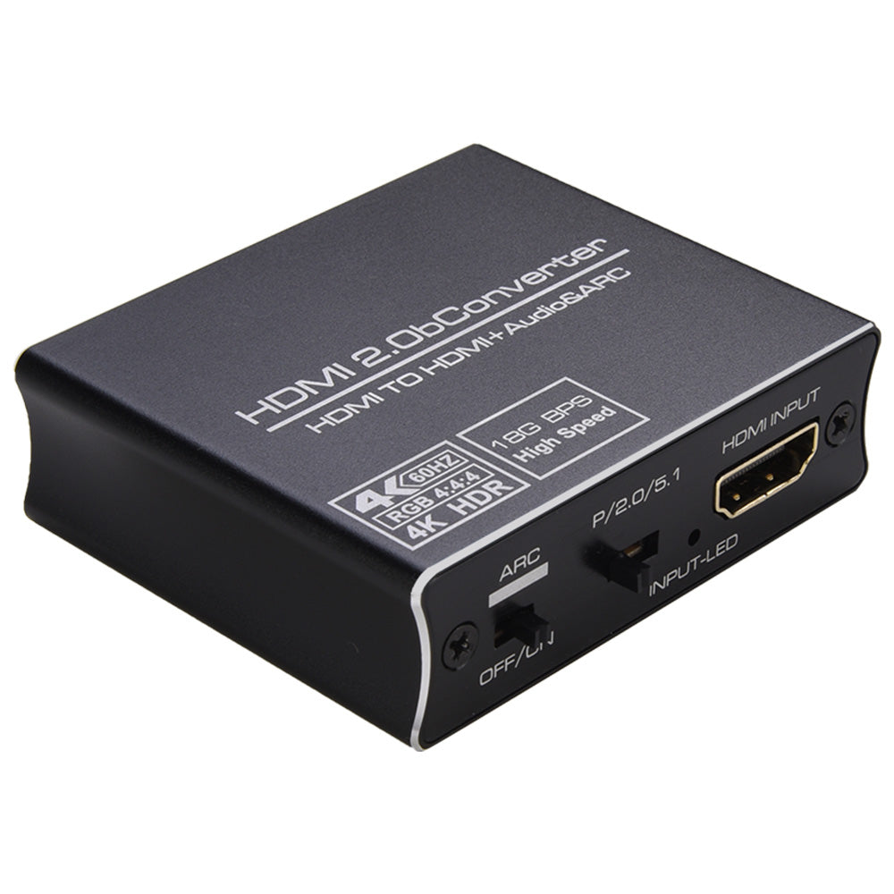 HDMI to HDMI + Audio & ARC Adapter HDMI Converter HDMI Audio Splitter K60PS5 to Optical 5.1 Audio 3.5 Headset Split to Amplifier Audio