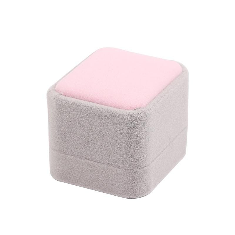 Exquisite High-end Flannel Jewelry Ornaments Box Accessories Gift Packed Box, Ring Box (Style1)