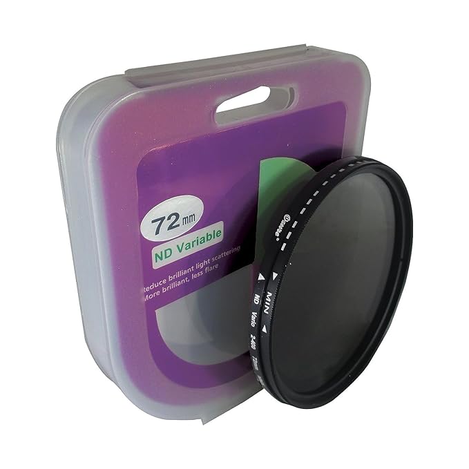 UNIQKART Variable Neutral Density Filter (72mm) (Variable N.D Filter 72mm)