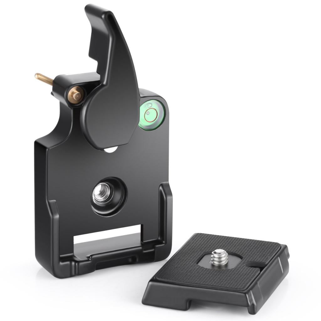 1/4 Quick Release Plate Clamp Adapter Mount for Manfrotto Tripod Ballhead"