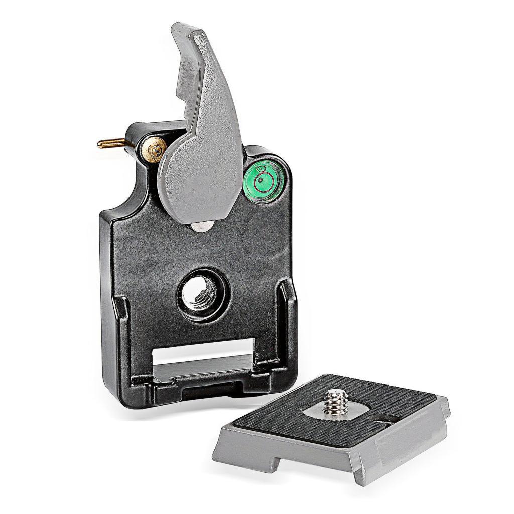 1/4 Quick Release Plate Clamp Adapter Mount for Manfrotto Tripod Ballhead"