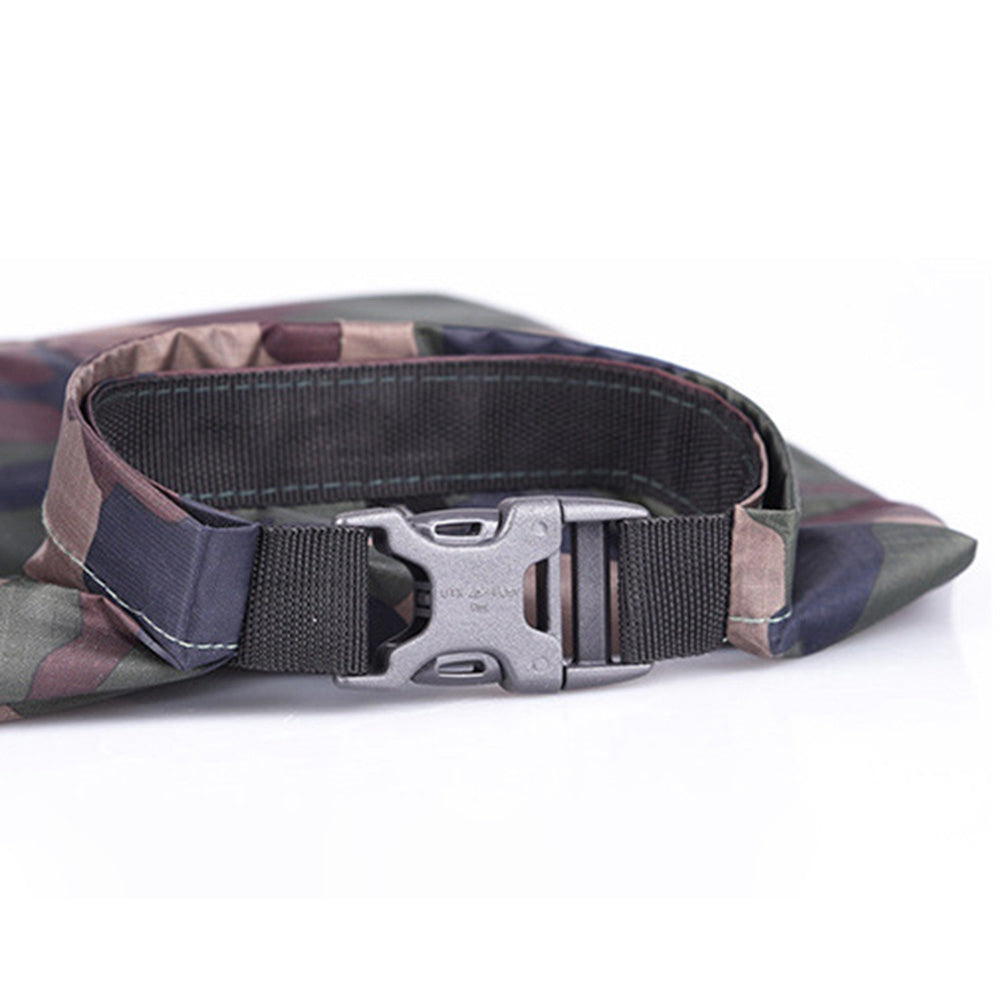 Uniqkart Ultra-light Waterproof Dry Bag Storage Bag for Swimming Trekking Sailing Canoe Camping, 22.5*29cm - White/Camouflage