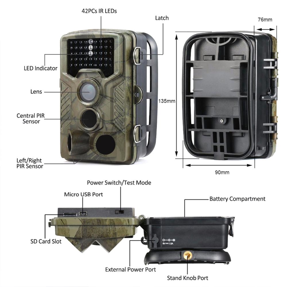 HC-800A Hunting Trail Camera 1080P HD Outdoor Hunting Camera