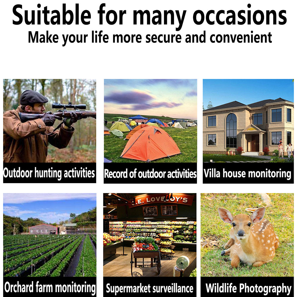 PR4000 Outdoor Mini Bluetooth WiFi Hunting Camera 1080P Waterproof Adventure 32MP Camera with Built-in 3 Sensors