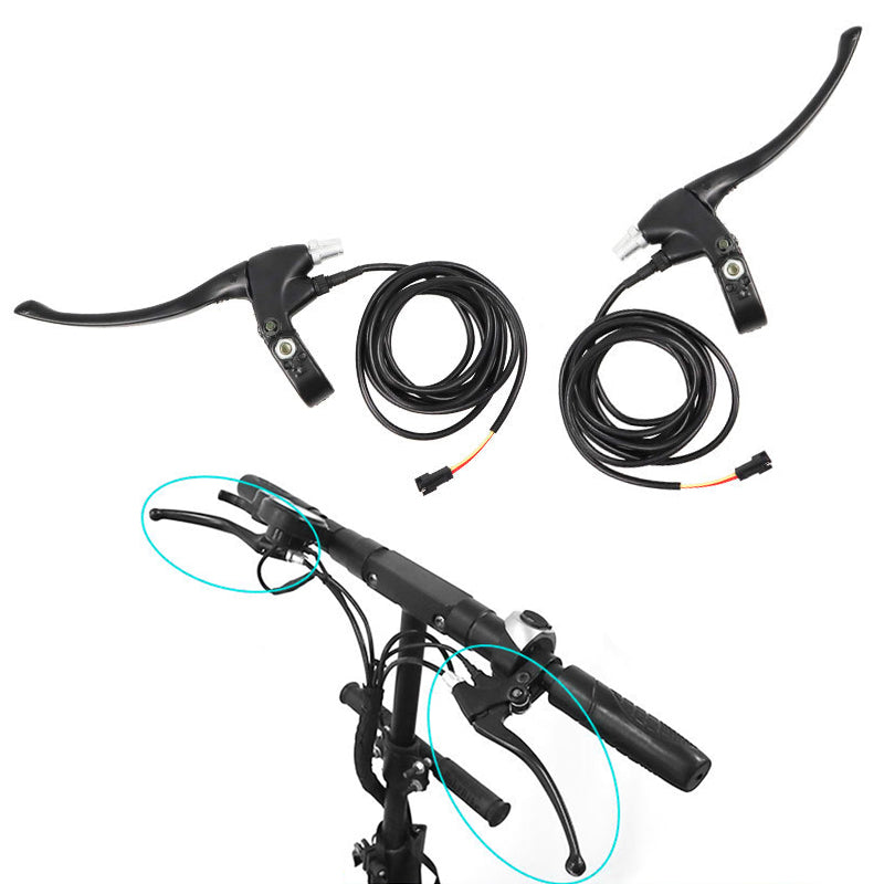 1 Pair for KUGOO M4 10inch Electric Scooter Aluminum Alloy Brake Level Handle Bar Replacement Set
