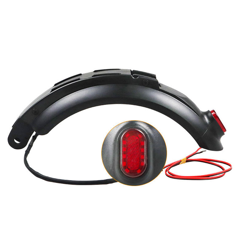Uniqkart for KUGOO S1/S2/S3 Scooter 8 Inch Rear Brake Fender Assembly with Tail Light Universal Widened Mudguard Electric Scooter Parts