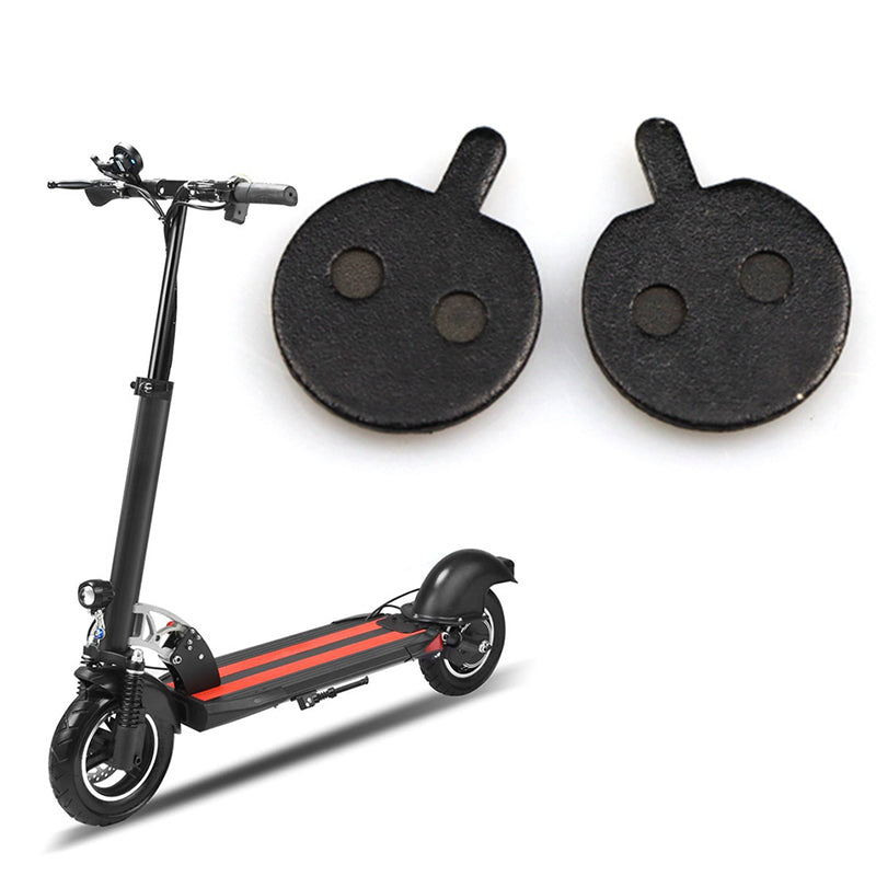 1 Pair Brake Pads Replacement Parts for KUGOO M4 10inch Electric Scooter Caliper Brake Disc Braking Parts - Black