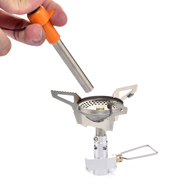 WSS-108 2300W Outdoor Portable Mini Burner Detachable Gas Stove for Hiking Camping Cooking
